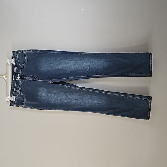 Buffalo David Bitton BoulevadJeans, Mid-Rise, Straight Leg, Stretch,  Dark Wash - Picture 1 of 6